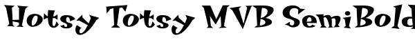 Hotsy Totsy MVB SemiBold Font