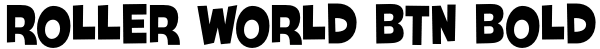Roller World BTN Bold Font