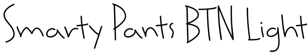 Smarty Pants BTN Light Font