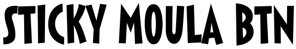 Sticky Moula BTN Font