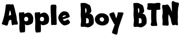 Apple Boy BTN Font