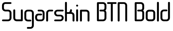 Sugarskin BTN Bold Font