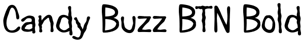 Candy Buzz BTN Bold Font