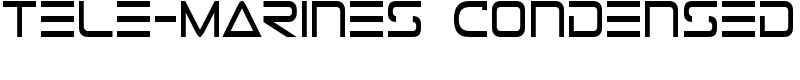 Tele-Marines Condensed Font