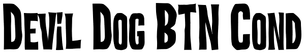 Devil Dog BTN Cond Font