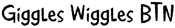 Giggles Wiggles BTN Font