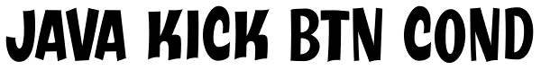 Java Kick BTN Cond Font