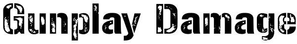 Gunplay Damage Font