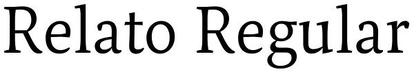 Relato Regular Font