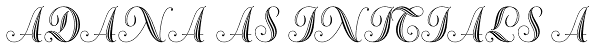 Adana AS Initials A Font