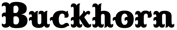 Buckhorn Font