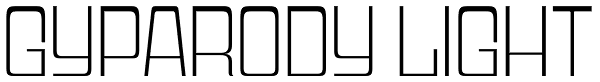 Gyparody Light Font