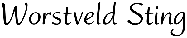 Worstveld Sting Font