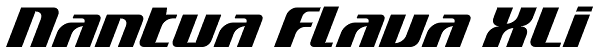 Nantua Flava XLi Font