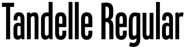 Tandelle Regular Font