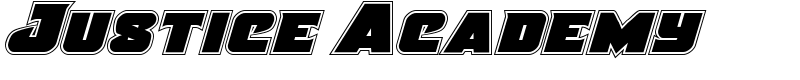 Justice Academy Font