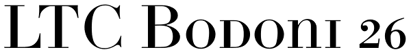 LTC Bodoni 26 Font