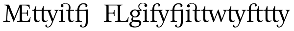 Esta Ligatures Font