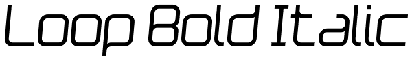 Loop Bold Italic Font