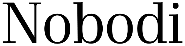 Nobodi Font