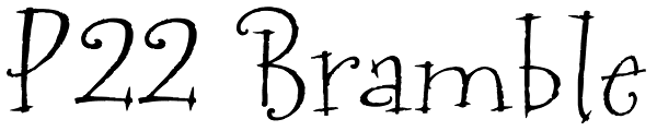 P22 Bramble Font