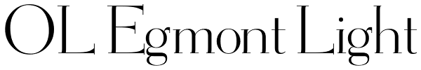 OL Egmont Light Font