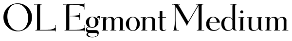 OL Egmont Medium Font