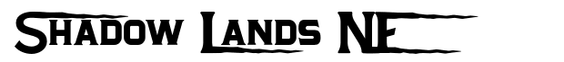 Shadow Lands NF Font