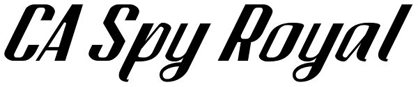 CA Spy Royal Font