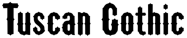 Tuscan Gothic Font