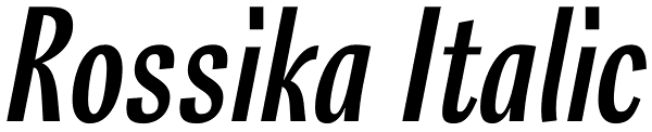 Rossika Italic Font