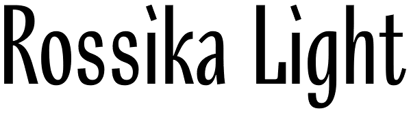 Rossika Light Font