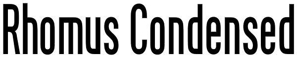 Rhomus Condensed Font