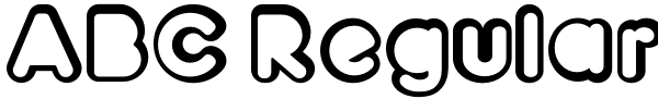 ABC Regular Font