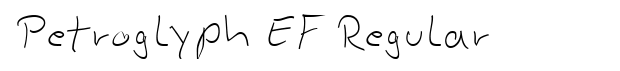 Petroglyph EF Regular Font