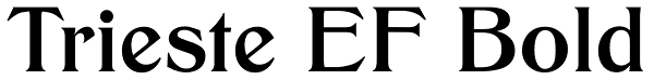 Trieste EF Bold Font