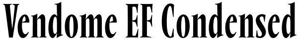 Vendome EF Condensed Font