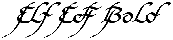 Elf EF Bold Font