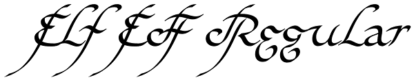 Elf EF Regular Font