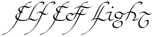 Elf EF Light Font