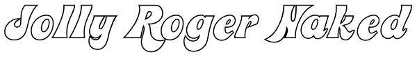 Jolly Roger Naked Font