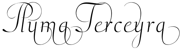 Pluma Terceyra Font