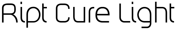 Ript Cure Light Font