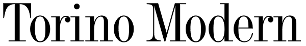 Torino Modern Font