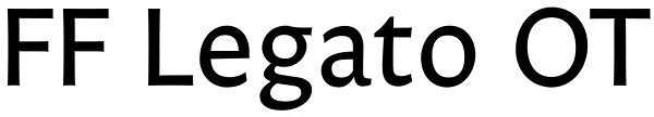 FF Legato OT Font