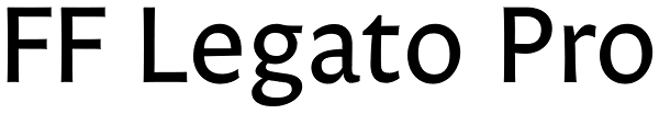 FF Legato Pro Font