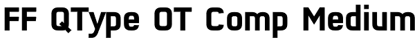 FF QType OT Comp Medium Font