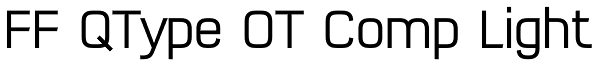 FF QType OT Comp Light Font