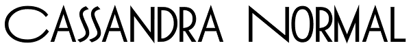 Cassandra Normal Font