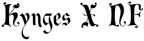 Kynges X NF Font